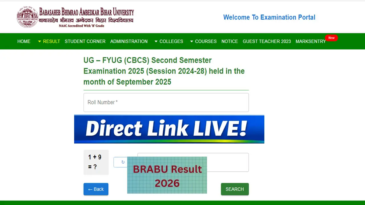 BRABU Result 2026 Link (OUT) at brabu.net, Direct Link to Download TDC and UG Marksheet PDF