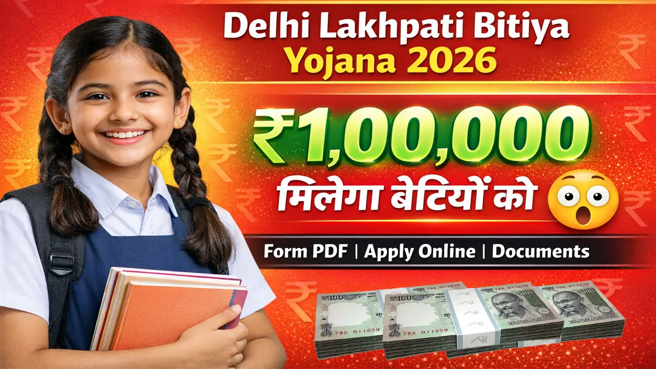 Lakhpati Bitiya Yojana Delhi 2026 Online Registration | Form PDF, Eligibility, Benefits & Documents Full Details