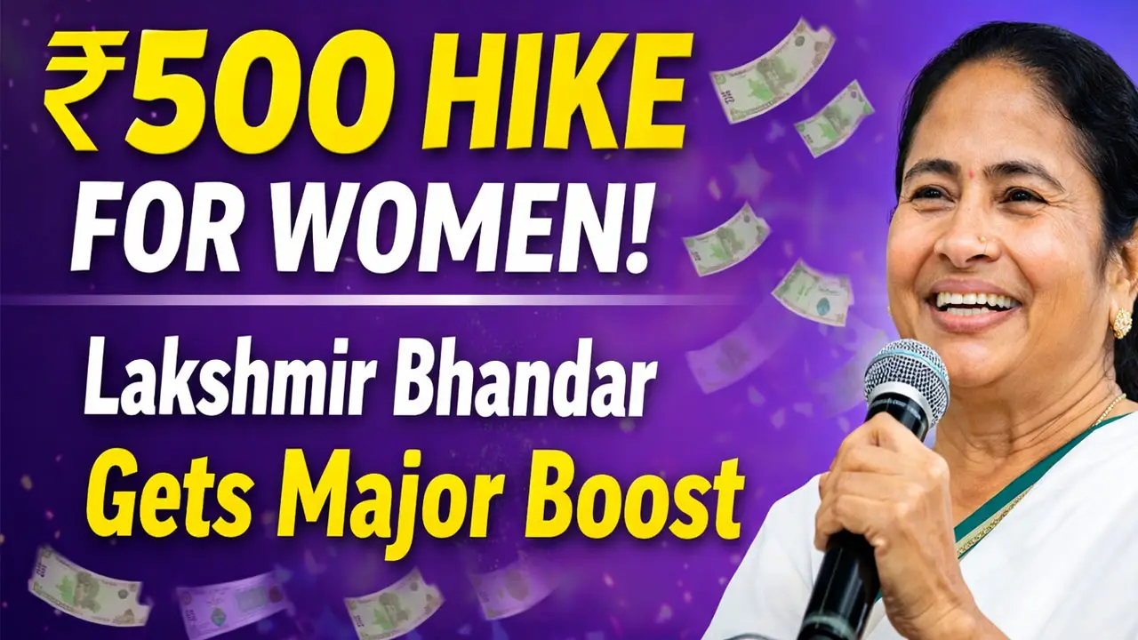 Lakshmir Bhandar Scheme Amount Increased by ₹500 Before West Bengal Election: What It Means for Women