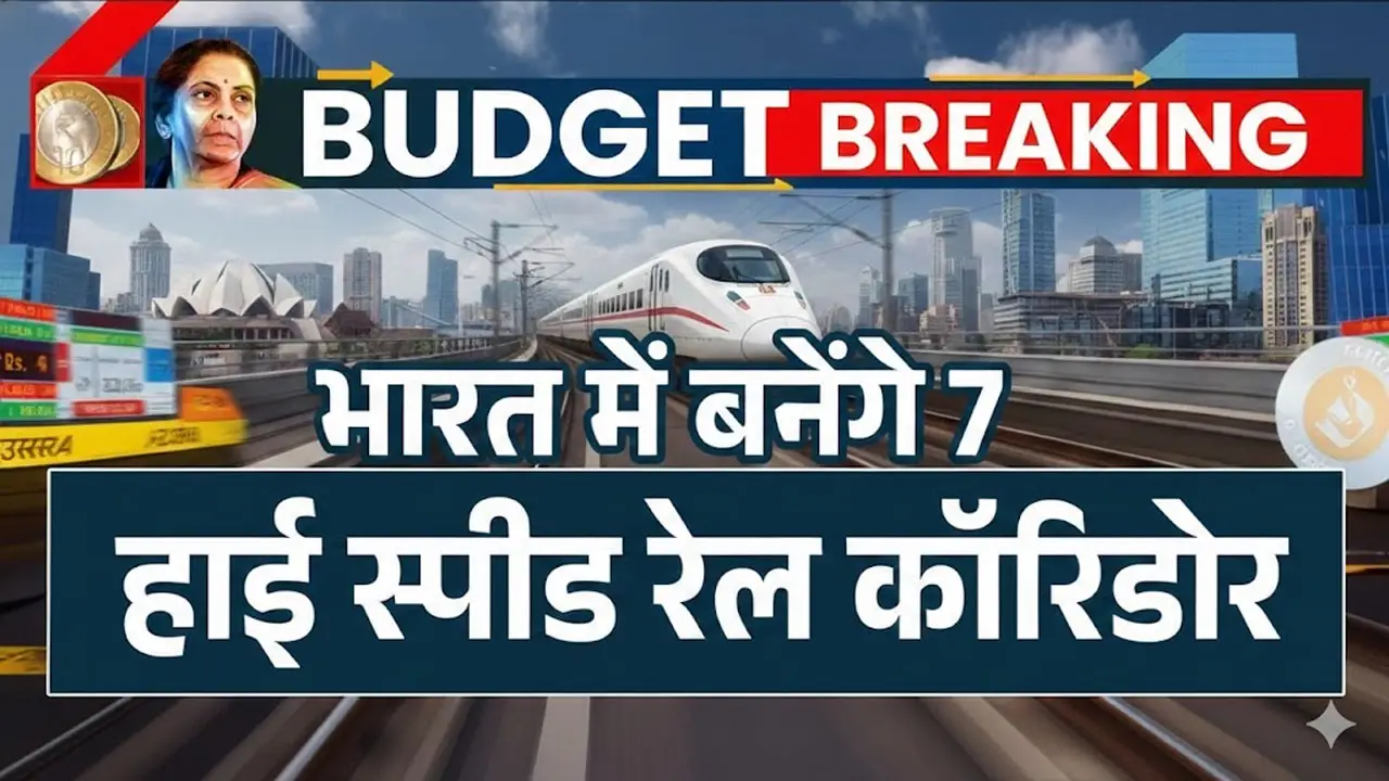बजट 2026: देश में 7 हाई-स्पीड रेल कॉरिडोर का ऐलान, इन शहरों की बदलेगी कनेक्टिविटी