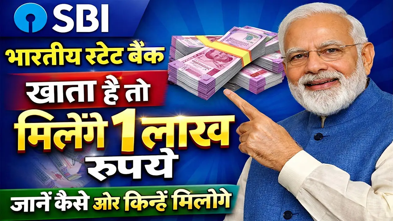 भारतीय स्टेट बैंक में खाता है तो मिलेगें 1 लाख रुपये &ndash; जानें कैसे और किन्हें मिलेंगे