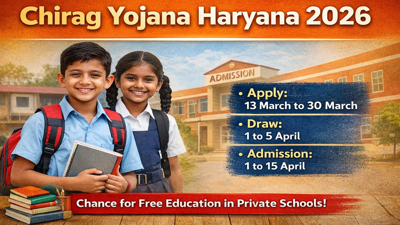 Chirag Yojana Haryana Apply Online 2026 | Last Date | चिराग योजना हरियाणा ऑनलाइन फॉर्म शुरू
