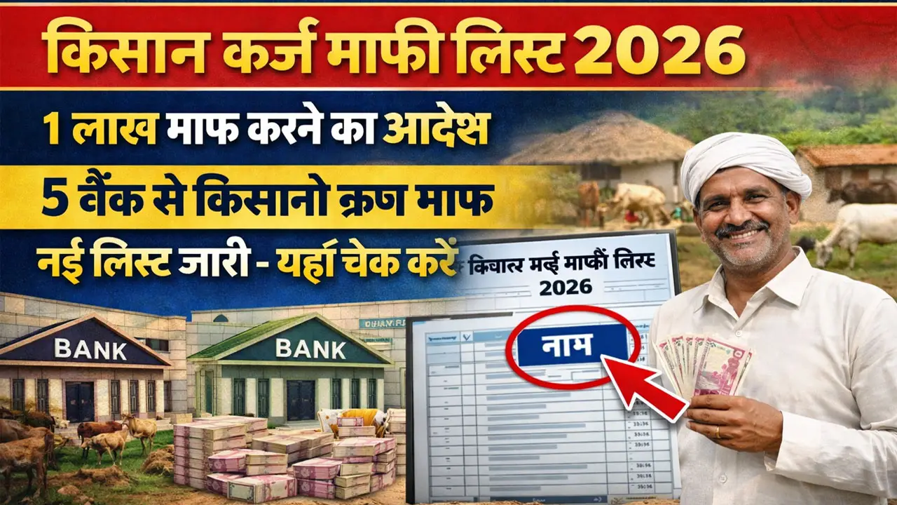 किसान कर्ज माफी लिस्ट 2026 उत्तर प्रदेश - UP Kisan Karj Mafi Yojana List 2026 PDF Download