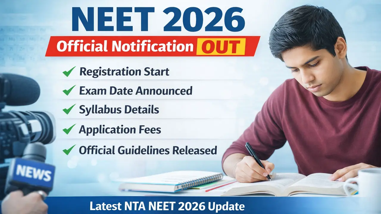 NEET UG Registration Date 2026 - Exam Date | Official Notification | Syllabus PDF at neet.nta.nic.in, Check Latest Updates