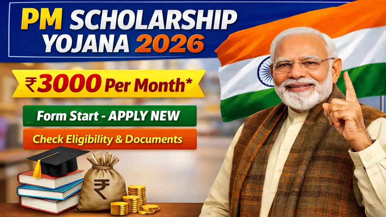 Pm Scholarship Yojana Online Form 2026 - पीएम स्कॉलरशिप योजना के फॉर्म शुरू, यहाँ से करें आवेदन